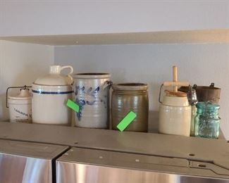 Some stoneware is still available. Several pieces sold.