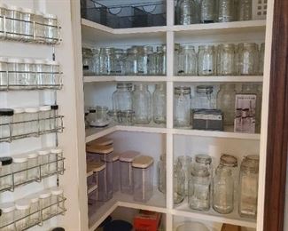 About half of these jars remain.