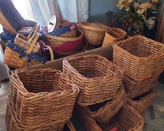 Some baskets have sold, but there are some remaining.