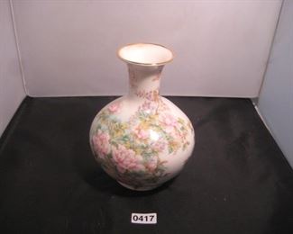 Vtg Shinbata 10in porcelain vase