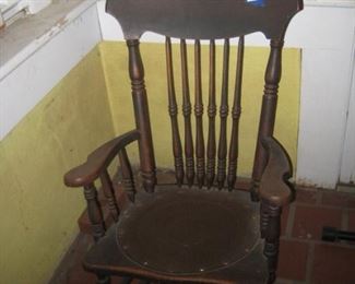 Antique children's rocking chair