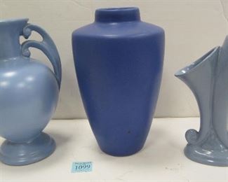 THREE POTTERY VASES: RUMRILL, ABINGTON, AND BELLA