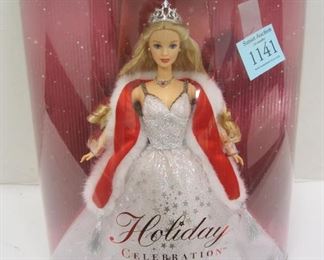 2001 HOLIDAY CELEBRATION BARBIE BOX AS IS