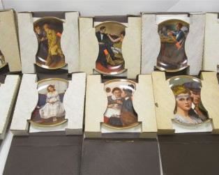 COLLECTION OF 14 BRADFORD EXCHANGE NORMAN ROCKWELL'S REDISCOVERED WOMEN COLLECTOR PLATES. BY KNOWLES