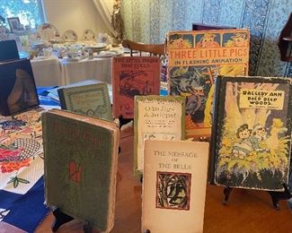 Several old children's collectible books...