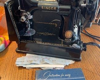 Singer Sewing Machine model #221 in pristine condition! $475.00