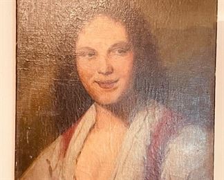 Oil on canvas signed P.Sarrut 1949 13x16