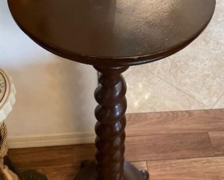 $140 - Turned pedestal painted 12x36