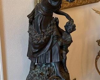 $140 Spelter statue 