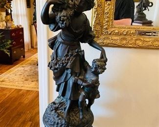 $140 Spelter statue 