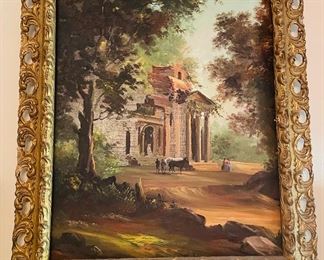 $120 - Ruins painting 25x30