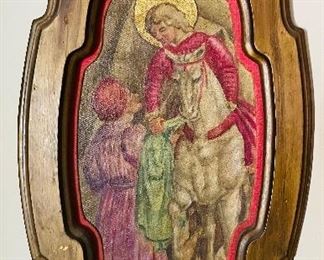 $295 Russian painting signed Tooker 25x13