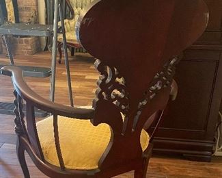 $220 - Inlaid armchair 44Tx25W
