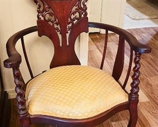 $220 - Inlaid armchair 44Tx25W