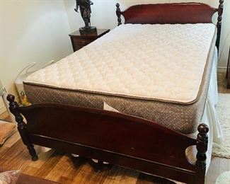 $240 Queen size mahogany bed 