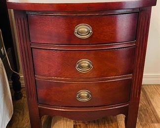 $180 Pair of Hepplewhite style night stands - very good condition