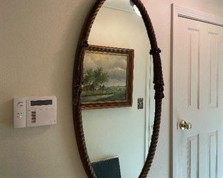 $70 oval mirror 