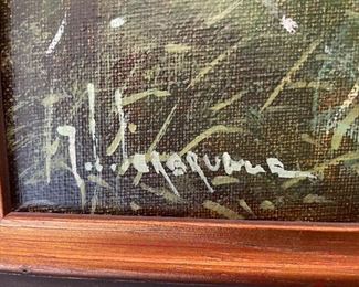 $100  - Signature painting cows in the pasture 