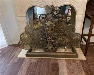 $100 Fan fireplace mantel piece - $40 for fireplace guard 