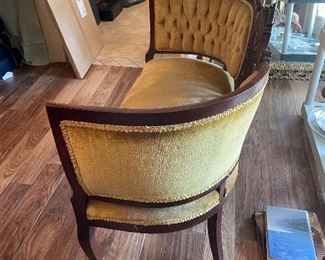 $350 - Rounded back American small setee 