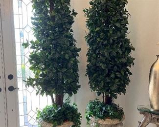 8-$160 	Pair of faux plants 94Tx 22
