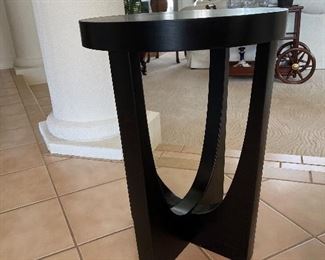 10 - $70 Side black wood table 25Hx18W