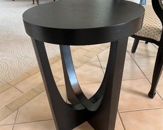 10 - $70 Side black wood table 25Hx18W