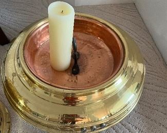 20 - $250 	Brass & copper Turkish cooking stove  32Tx22W			
