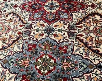 50 - $475 	Silk Persian rug 105x62	
