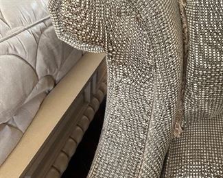 57 - $140 	Chaise lounge 33Tx67Lx29W  (some stains)