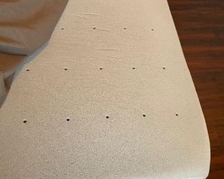 70 - $500 	King size bed headboard 43T with canopy 106"H with mattress & 3" foam 	