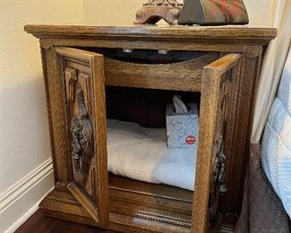 72 - $250 	Pair of nights Chesnut color with single drawer 25Hx26Lx16W		
