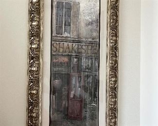 74 - $90 	Set of 2 Café prints 45x22