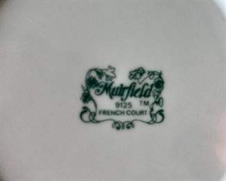 99 - $325 Muirfield 9125 French Court china set - 80 pieces