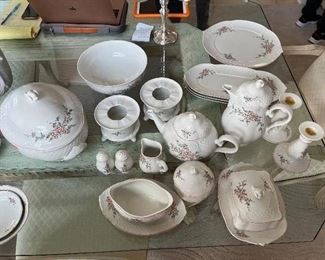 102 - $695 Rosenthal Rosette China set 		
