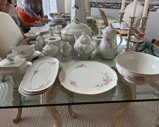 102 - $695 Rosenthal Rosette China set 