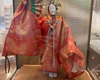 $110 Geisha doll in box 