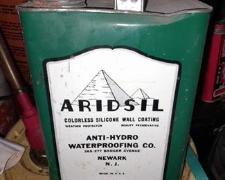 Antique Aridsil Advertising Can