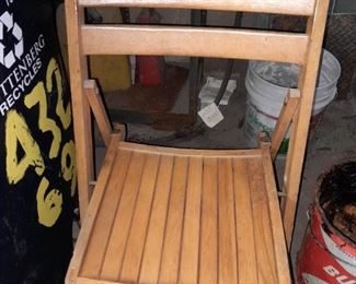 Wooden Folding Chair