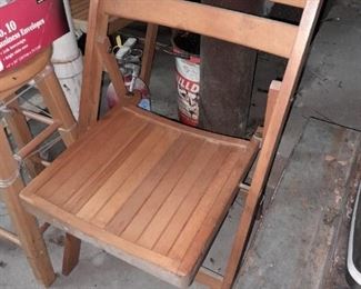 Wooden Folding Chair