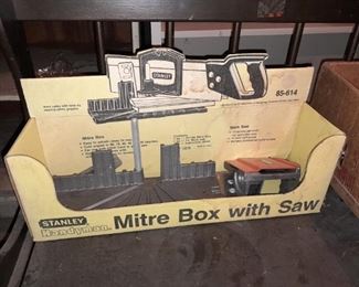 Stanley Mitre Box With Saw