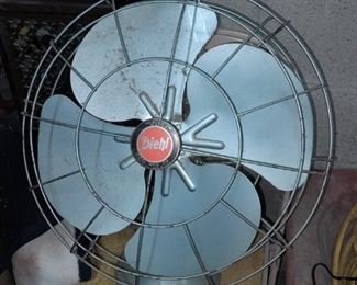 FABULOUS Antique Diehl Fan
