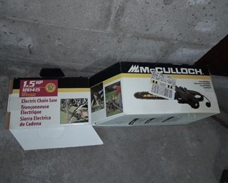 McCulloch Electric Chainsaw