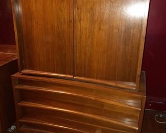 Mid-Century Modern Dovetail Tall Dresser