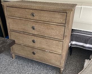 4 drawer dresser - driftwood color