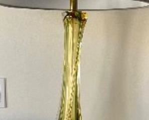 Pair of gorgeous Murano glass lamps