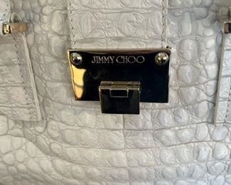 30% off Jimmy Choo Faux Croc Handbag