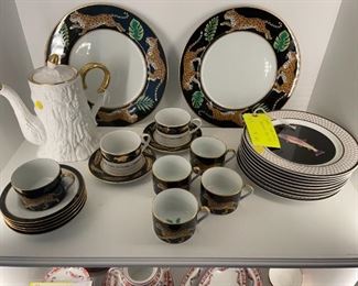 Lynn Chase dishes, vintage English pitcher