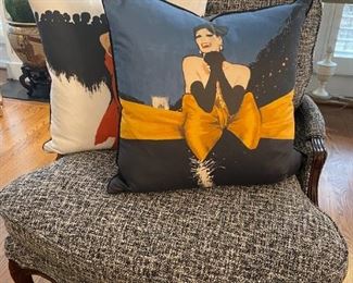 Rene Gruau pillows