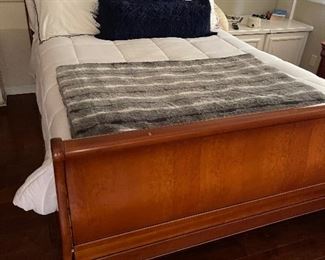 Sleigh Bed - mattress is not part of it . 